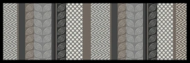 Грязезащитный коврик Ntrance Graphic Home 60 0.5х1.5 коричн.