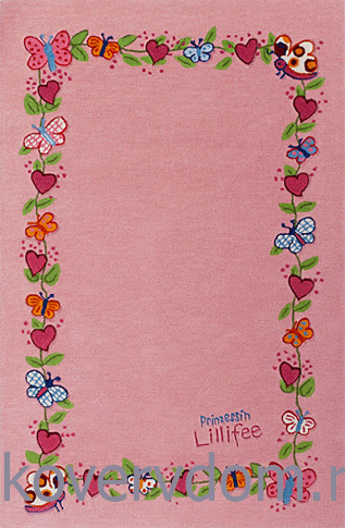 Ковер детский  ручной работы Prinzessin Lillifee 2153-01