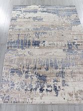 Ковер из полиэстера SAMIRA-A O1121 730 BEIGE / BLUE