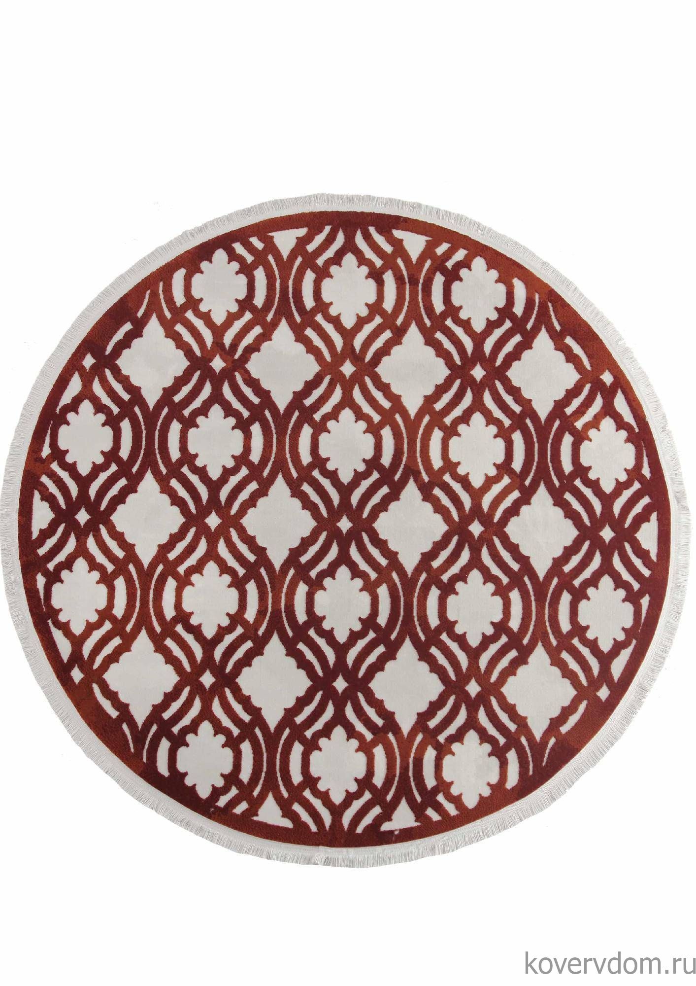 Ковер SARDES TRUVA 08423R RED / RED Круг Ковер SARDES TRUVA 08423R RED / RED Круг