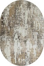 Ковер в современном стиле бежевый NATUREL-A F229 BEIGE Овал