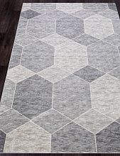 Однотонный ковер MATRIX 989911 6254 V СЕРЫЙ