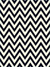 Разноцветный круглый ковер СКАНДИ Зигзаги