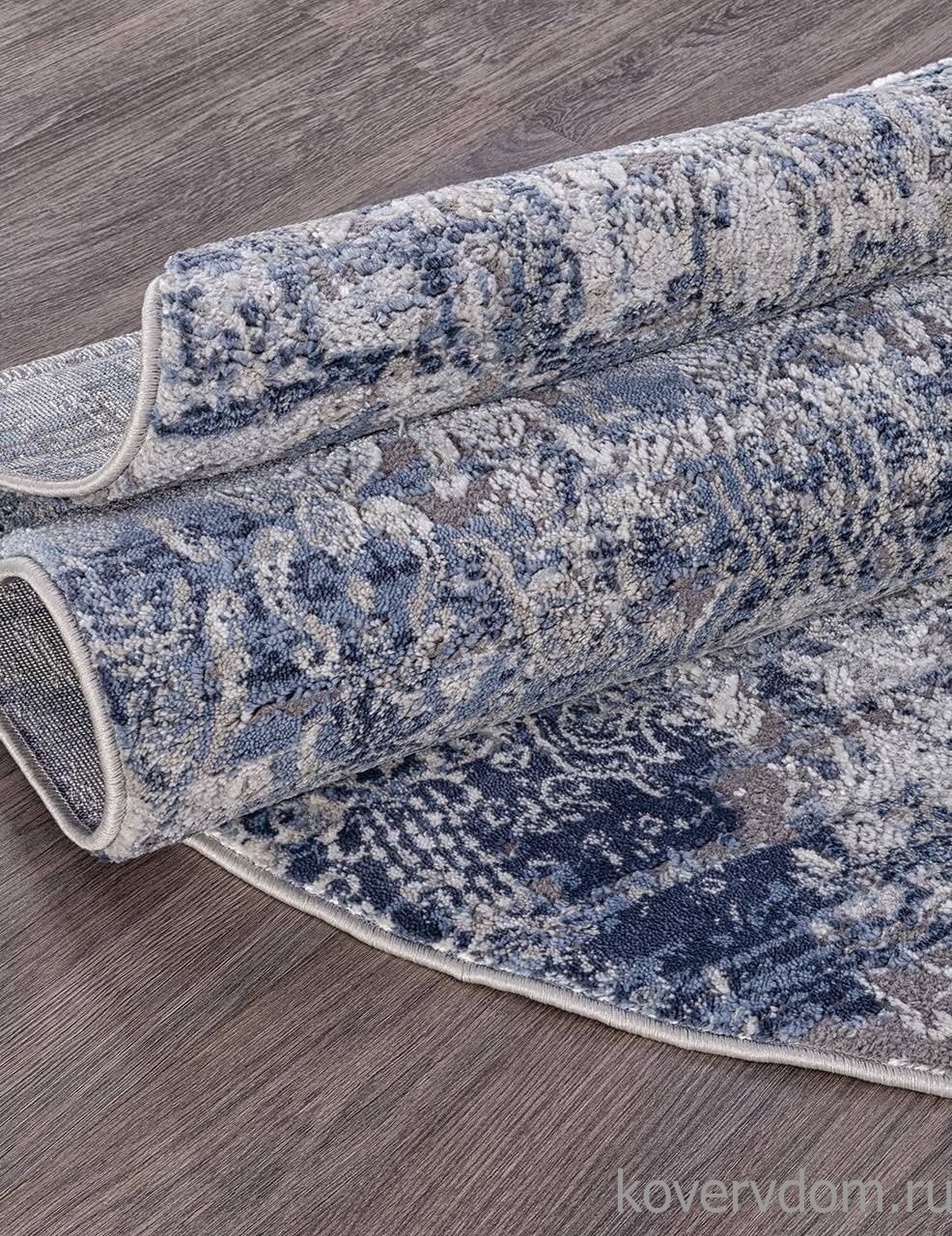 Ковер OPERA 0672A BLUE / GREY Овал