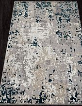 Пушистый овальный ковер PALERMO F283 GRAY