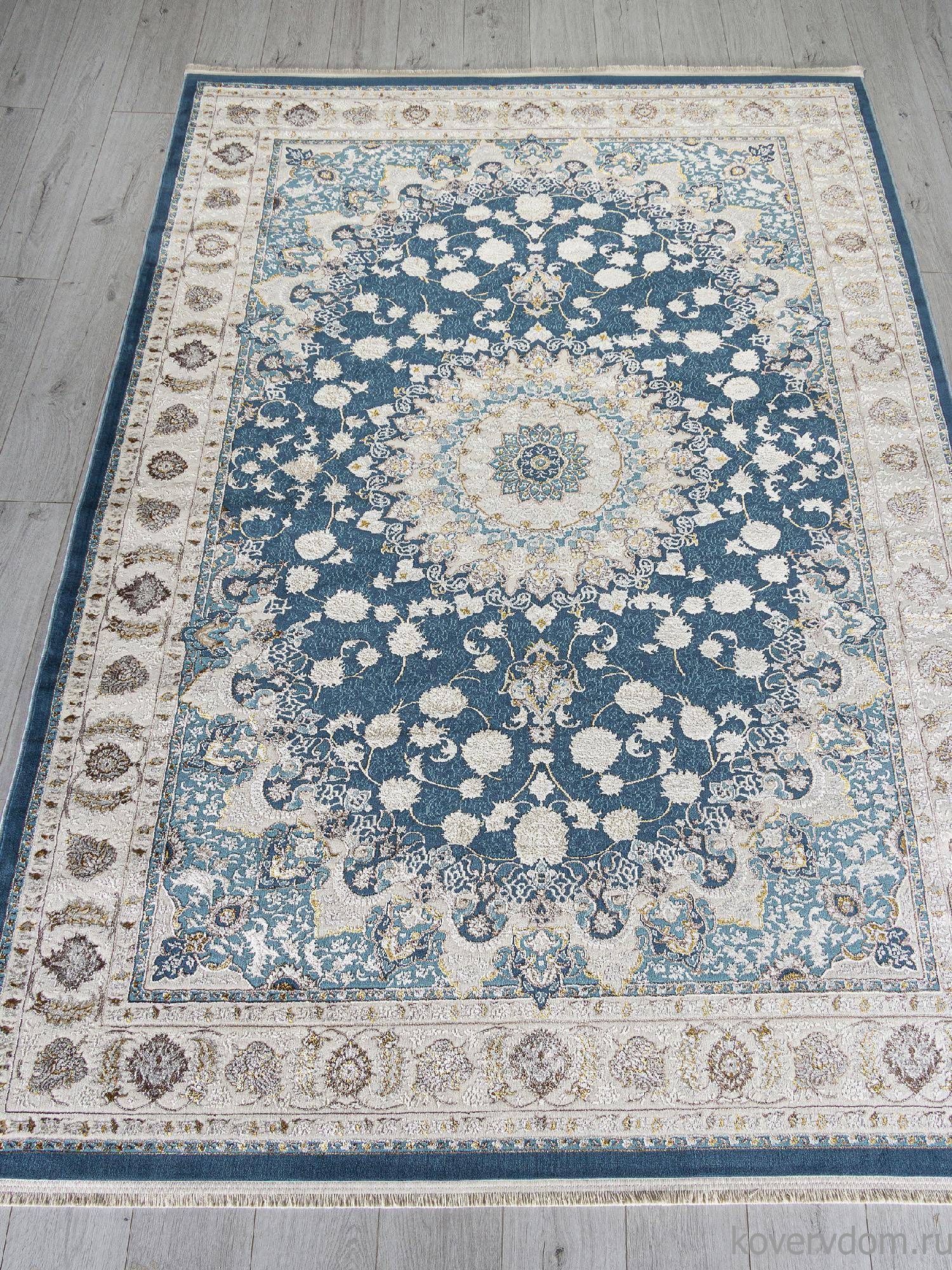 Ковер DELINA A050B D.BLUE / CREAM Ковер DELINA A050B D.BLUE / CREAM
