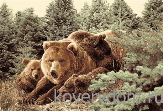 Ковер Фауна 50633 Медведь  Ковер Фауна 50633 Медведь