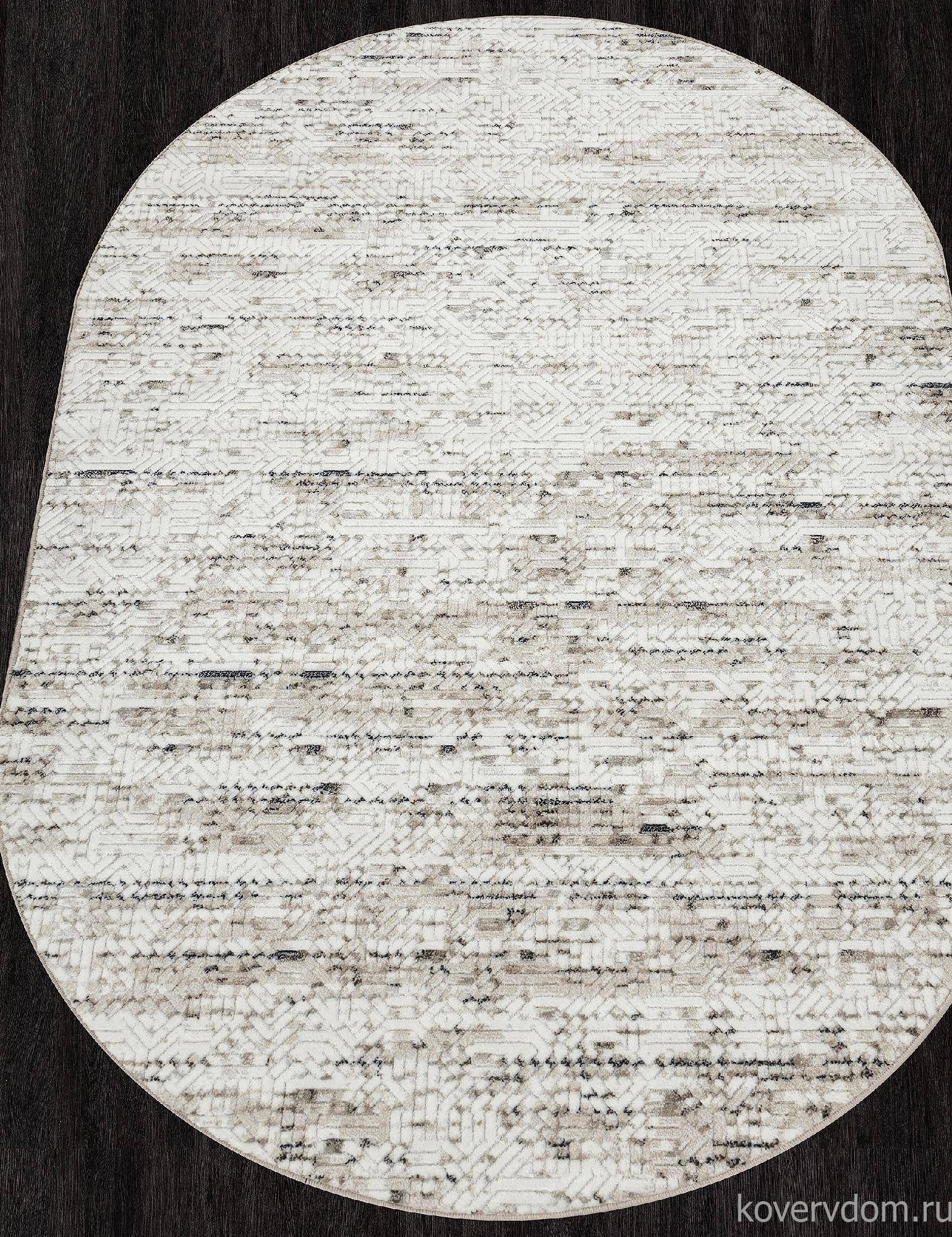 Ковер MAKSIMUS L042 BEIGE Овал Ковер MAKSIMUS L042 BEIGE Овал