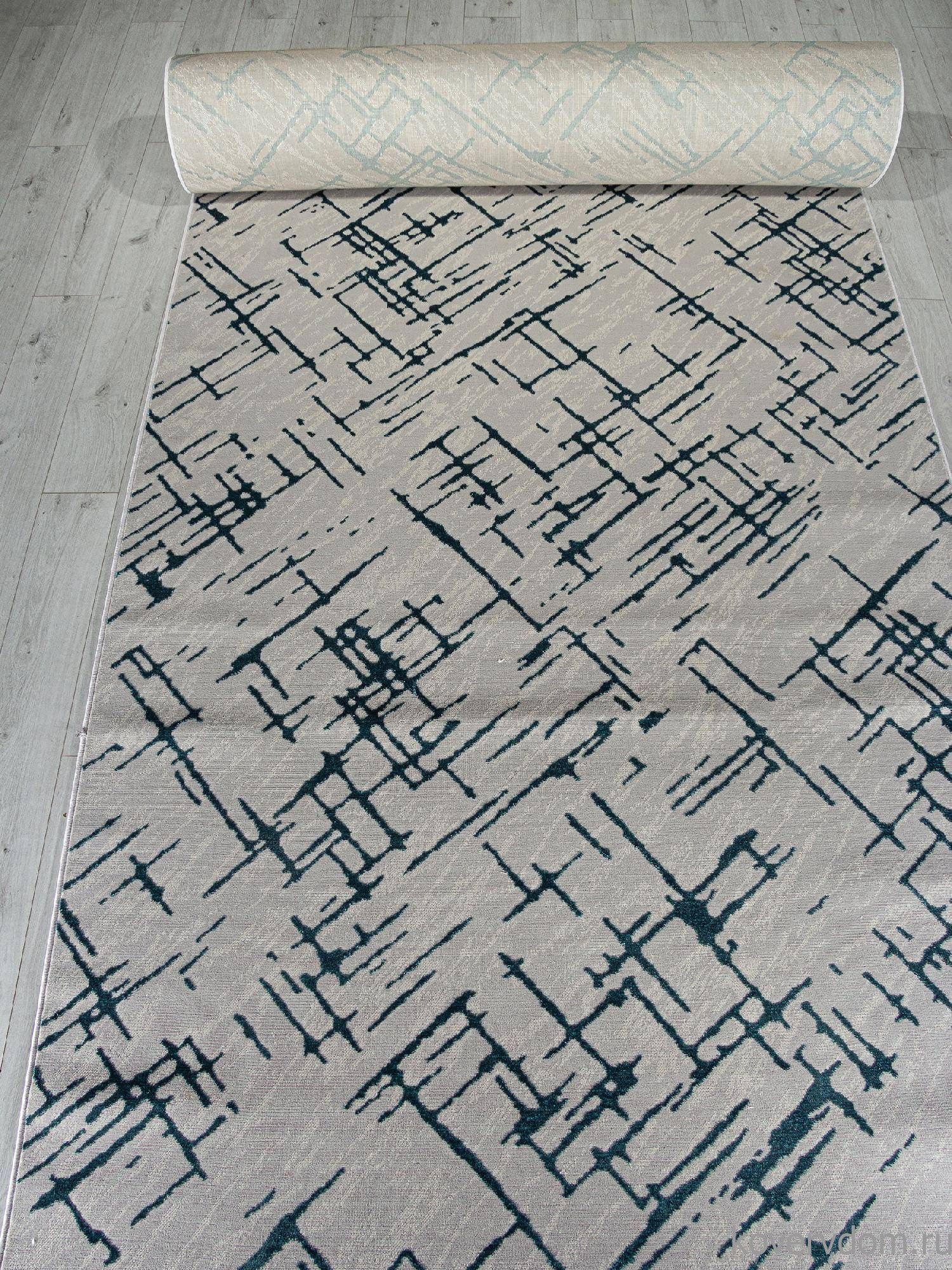 Ковровая Дорожка LIMAN F164 GRAY-D.BLUE Ковровая Дорожка LIMAN F164 GRAY-D.BLUE