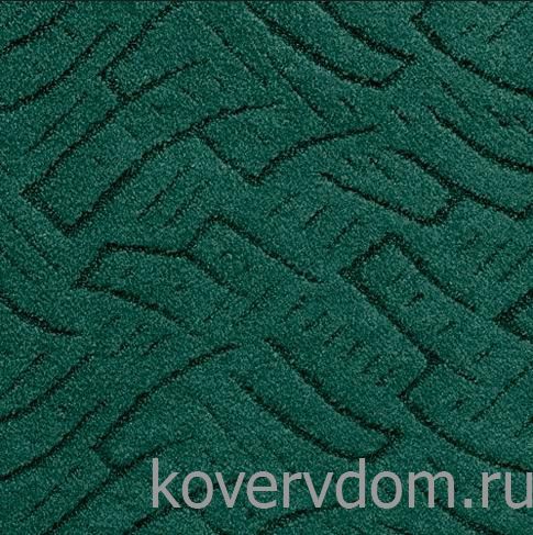 Однотонный ковер-палас TOPOL 063 темно-зеленый 