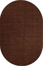 Мягкий ковер LANA-A T600 BROWN Овал