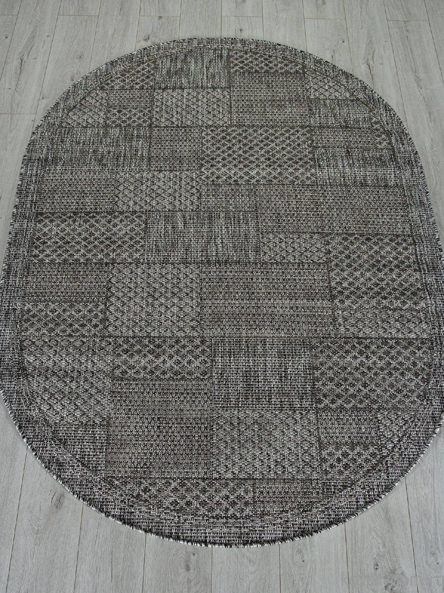 Ковер KAIR S148 DARK GRAY Овал Ковер KAIR S148 DARK GRAY Овал