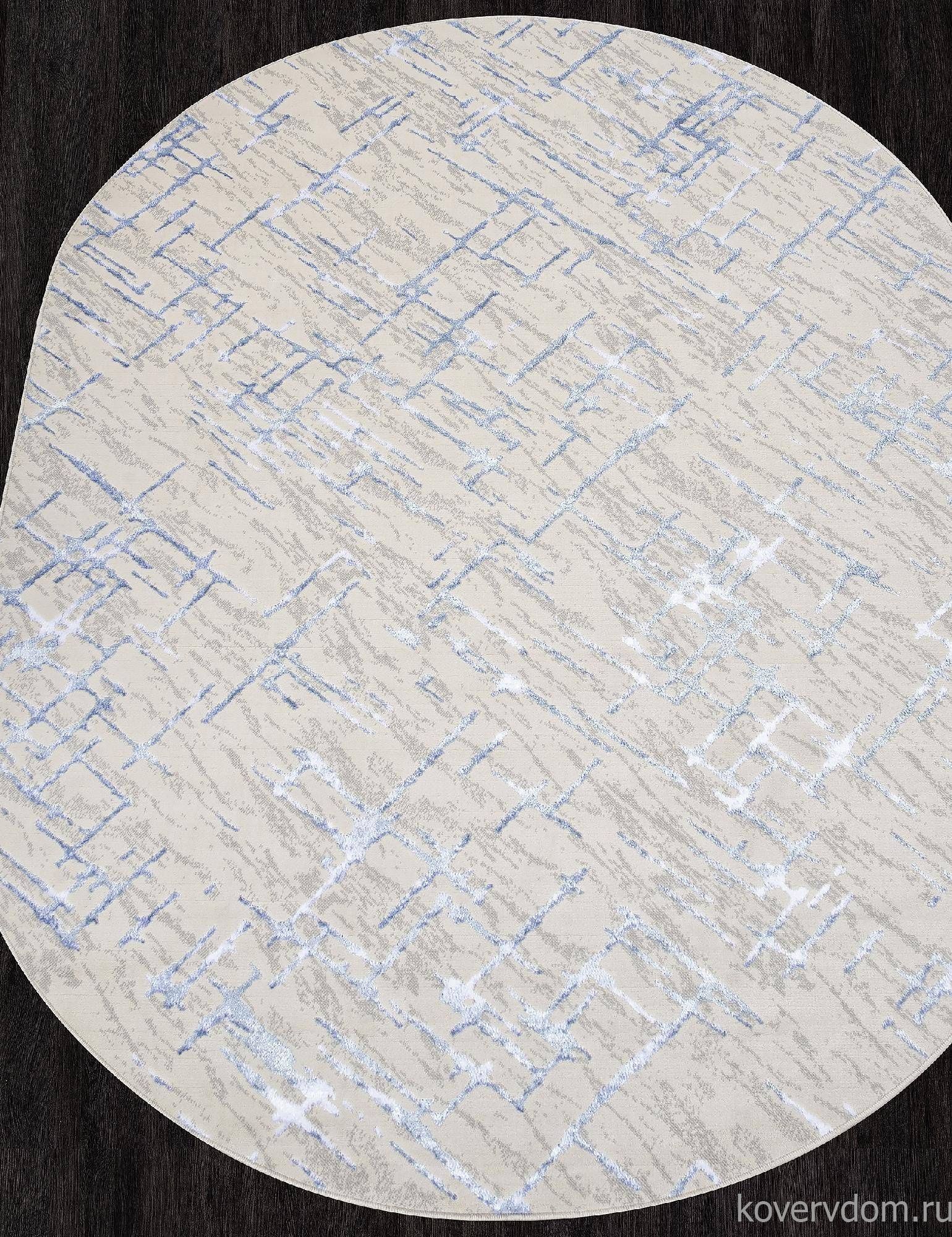 Ковер LIMAN F164 CREAM-BLUE Овал Ковер LIMAN F164 CREAM-BLUE Овал