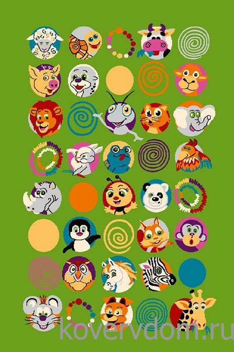 Ковер детский FUNKY SUS Lime