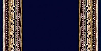 Ковровая дорожка Кремлевская темно-синяя 41509-38