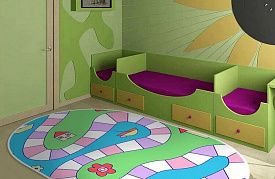 Детский ковер Mutas Carpet Микрофлор 0619c ОВАЛ