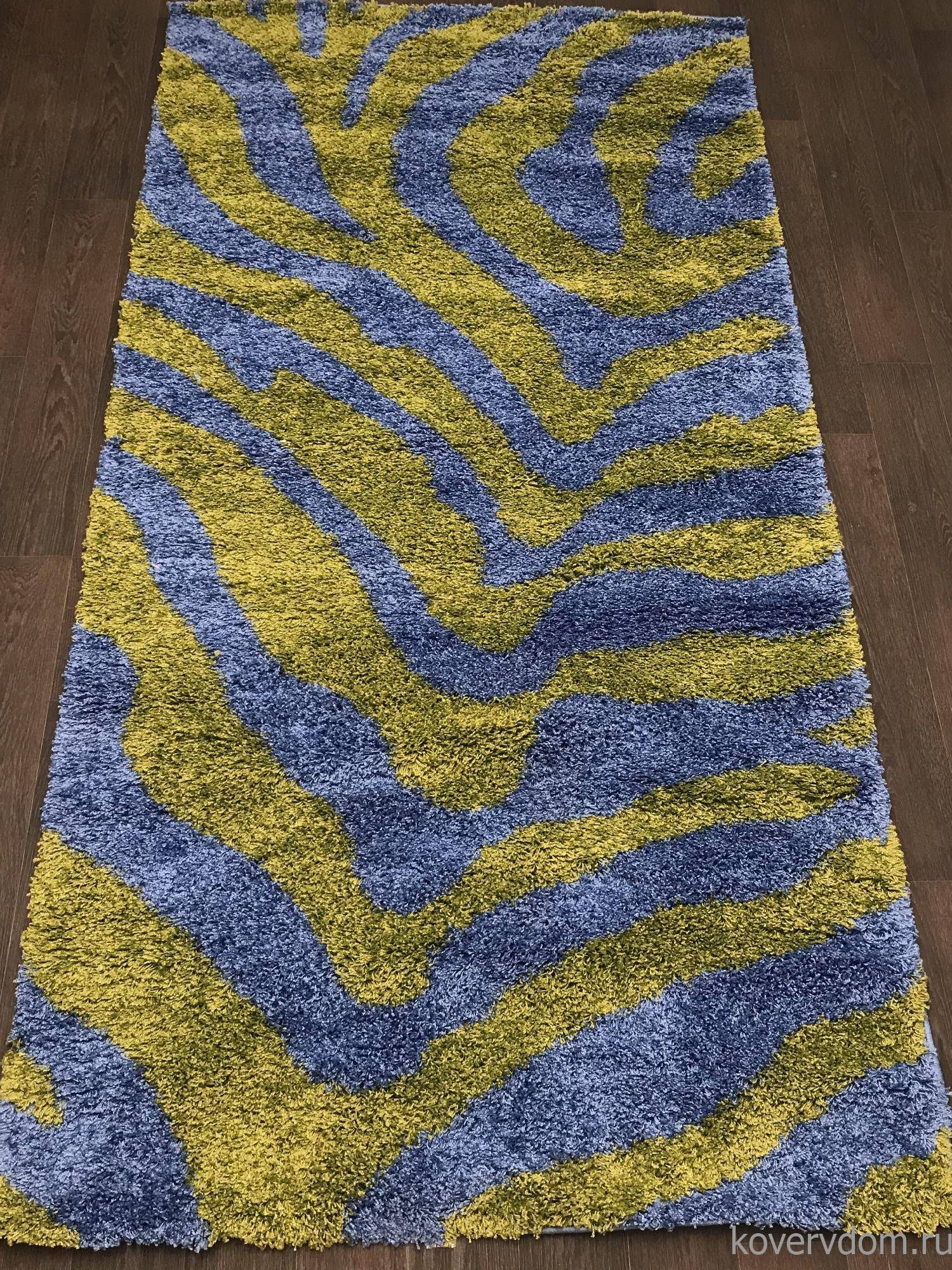 Ковер SHAGGY ULTRA s604 GREEN-BLUE