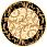 Ковер OLYMPOS d156 CREAM-BLACK Круг Ковер OLYMPOS d156 CREAM-BLACK Круг