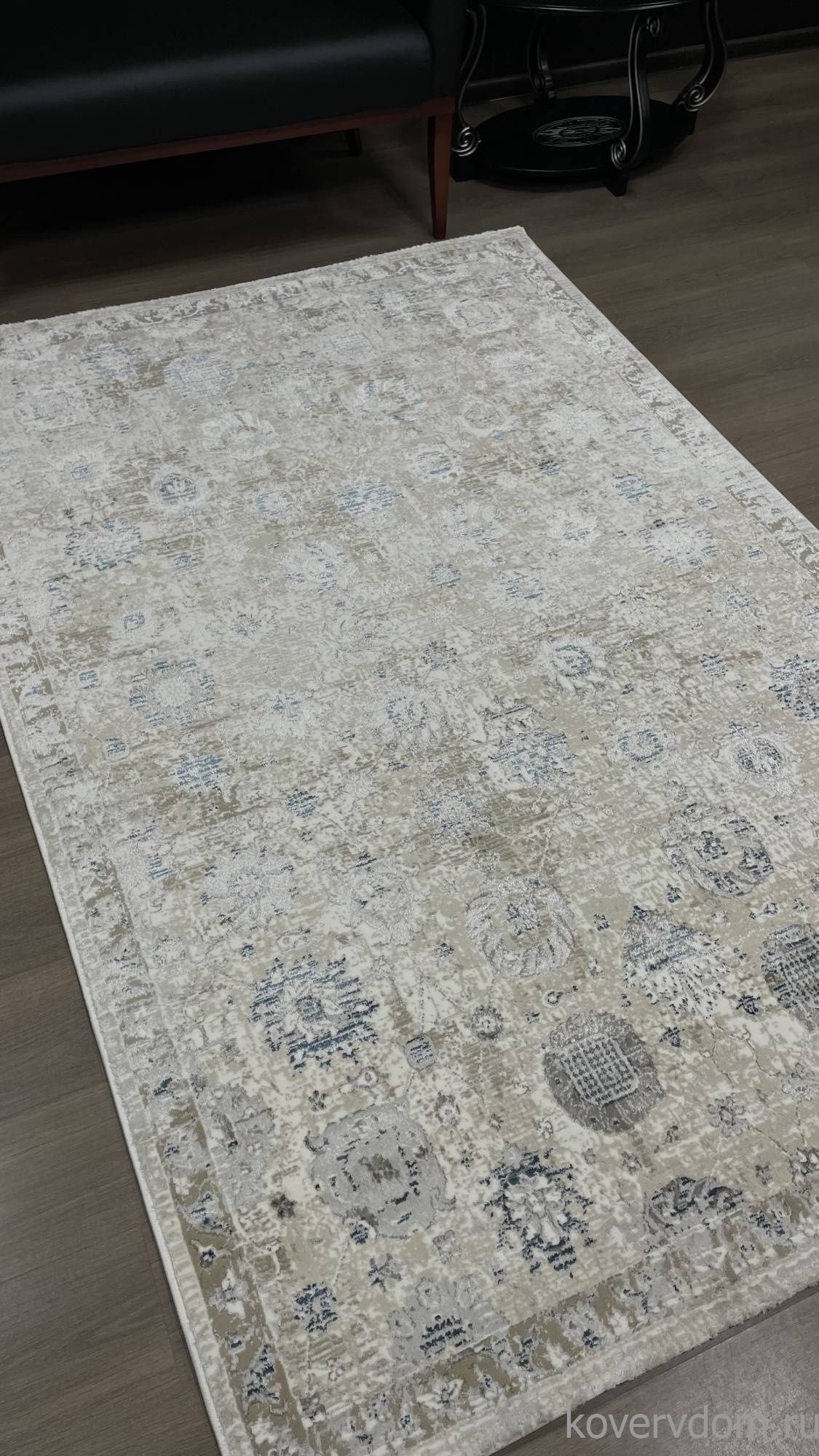 Ковер LILY 9312A S.WHITE / P.BLUE