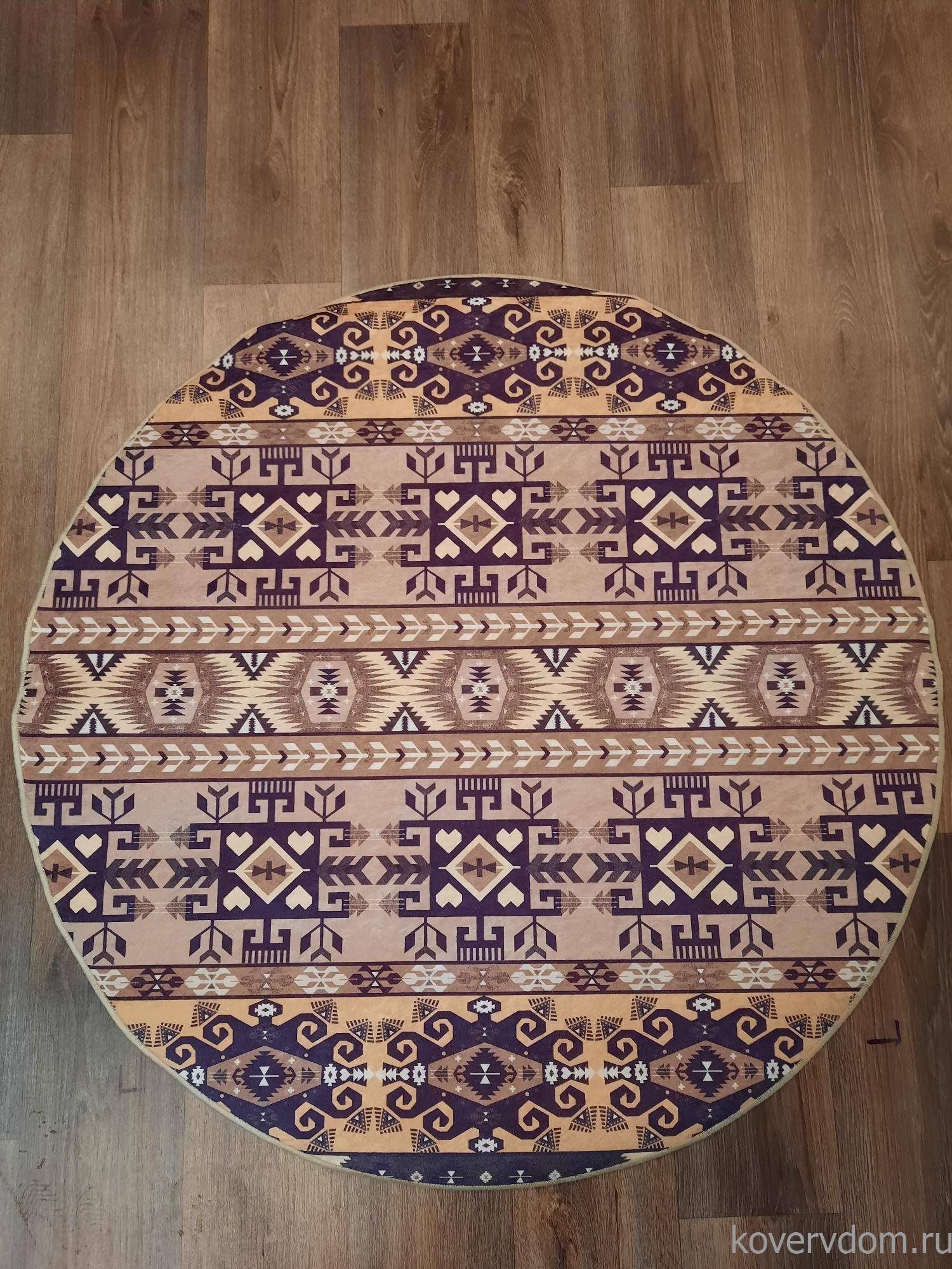 Ковер Decovilla DC-1058 в дизайне Круг Ковер Decovilla DC-1058 в дизайне Круг