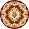 Ковер VALENCIA 2 D317 RED Круг Ковер VALENCIA 2 D317 RED Круг