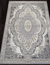 Круглый ковер PALERMO F290 GRAY-GREEN