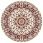 Ковер SHAHREZA D206 CREAM-RED Круг Ковер SHAHREZA D206 CREAM-RED Круг