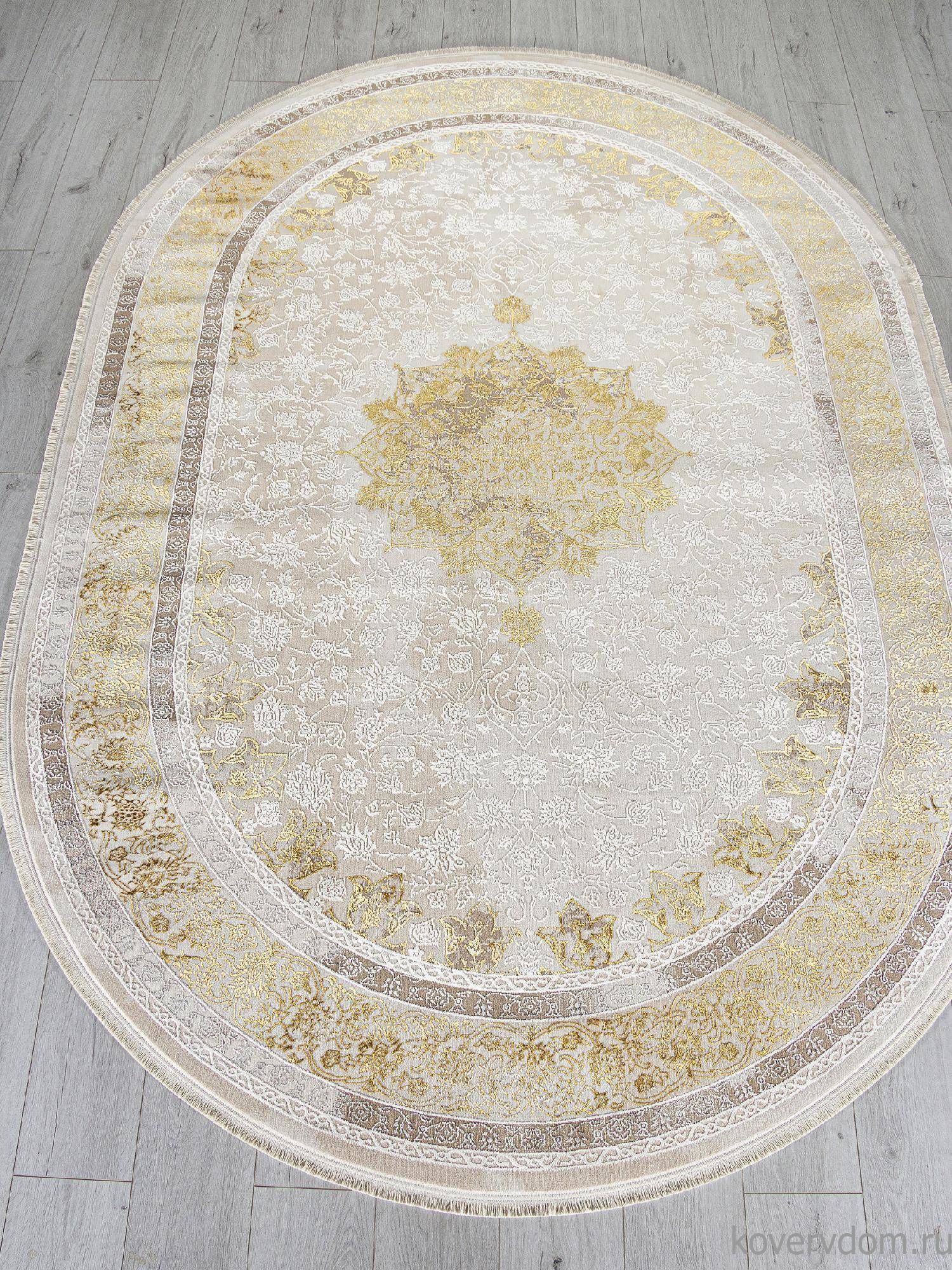 Ковер DELINA A064A CREAM / GOLD FDY Овал Ковер DELINA A064A CREAM / GOLD FDY Овал