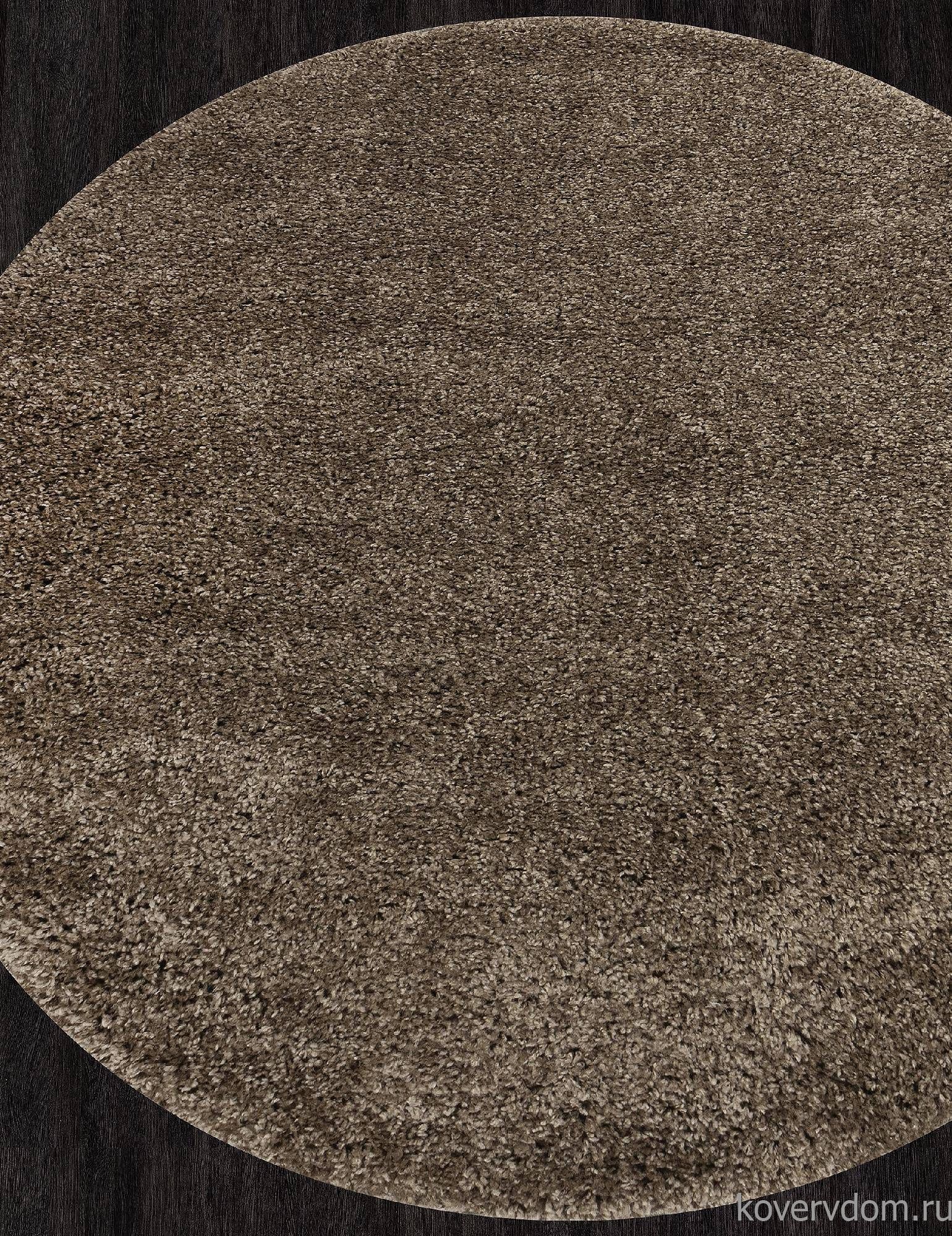 Ковер SHAGGY TREND L001 DARK BROWN Круг Ковер SHAGGY TREND L001 DARK BROWN Круг
